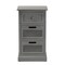 Baxton Studio Sheldon Modern and Contemporary Vintage Grey Finished Wood and Synthetic Rattan 3-Drawer Nightstand 190-11951-ZORO - alternate 2